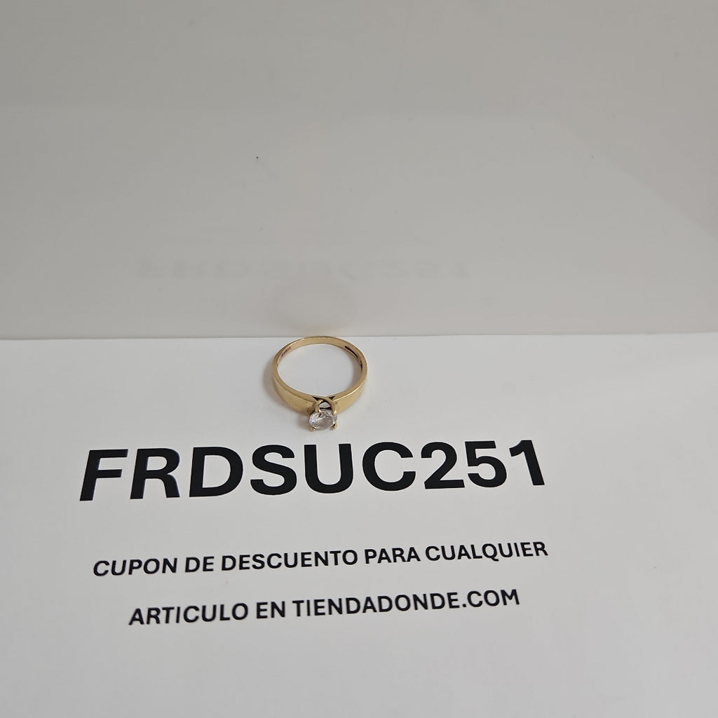 SOLITARIO ORO 10 K 2,10 GRMS (SEMINUEVO)