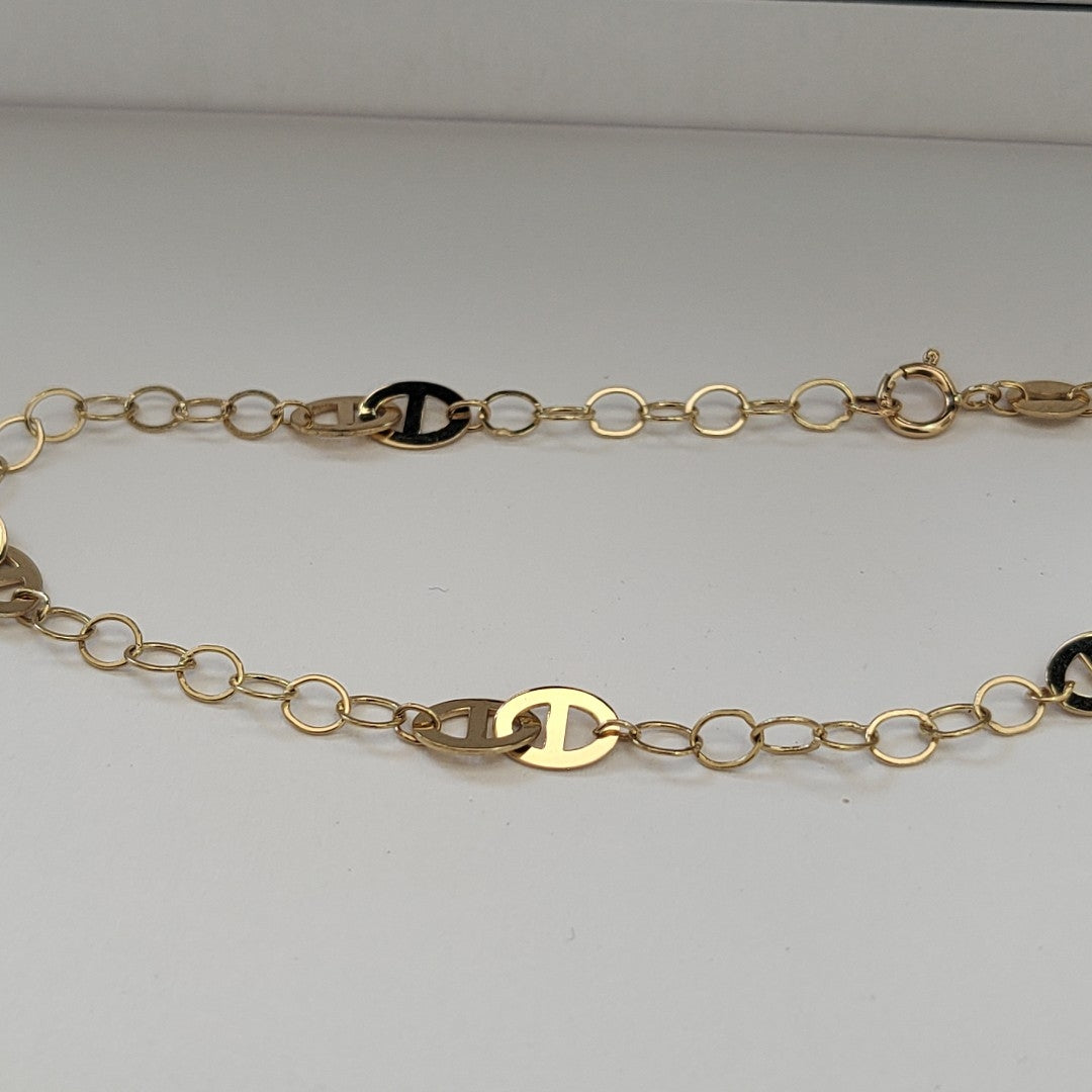 PULSERA ESPECIAL 14K 18 CM 1.5 GR (NUEVO)