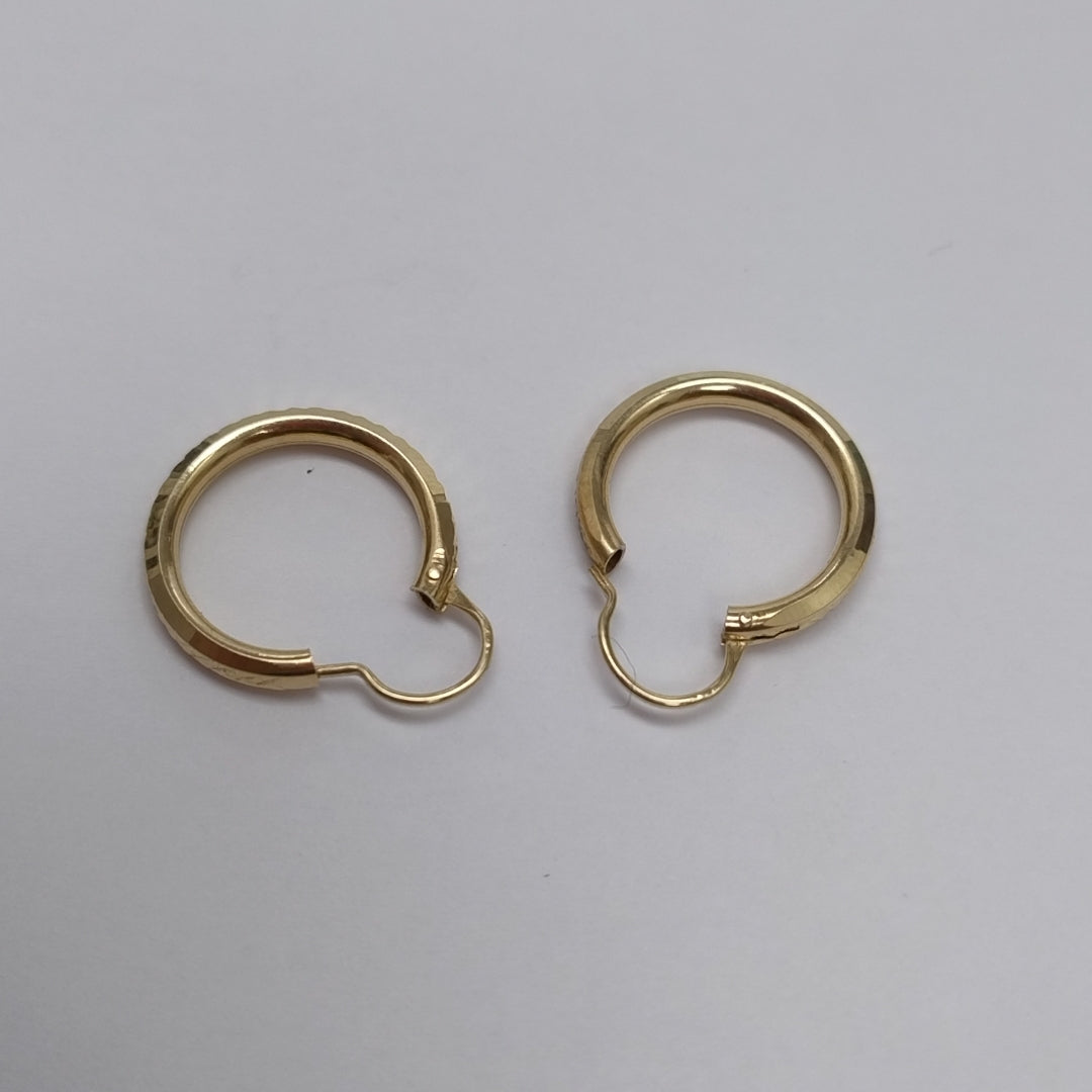 ARRACADAS PAR ORO 10 K 2.4 GRMS (SEMINUEVO)