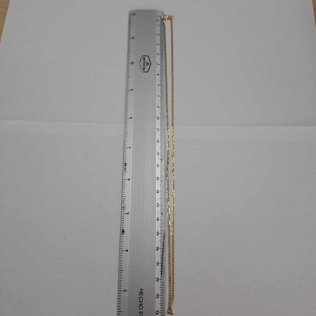 CADENAS BARBADA AMARILLA ORO 14K 2.1 (NUEVO)