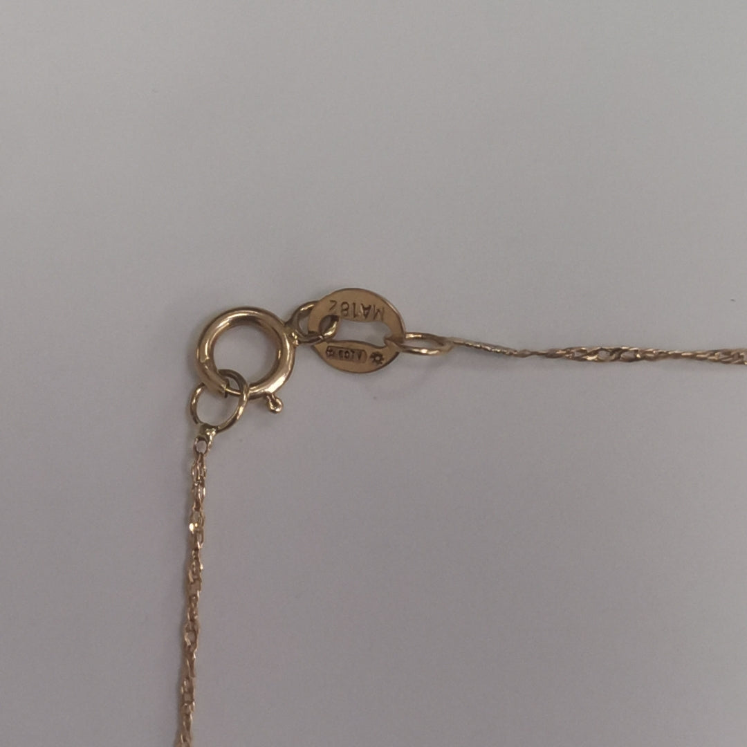 CADENA ORO 14 K 0.8 GRMS (SEMINUEVO)