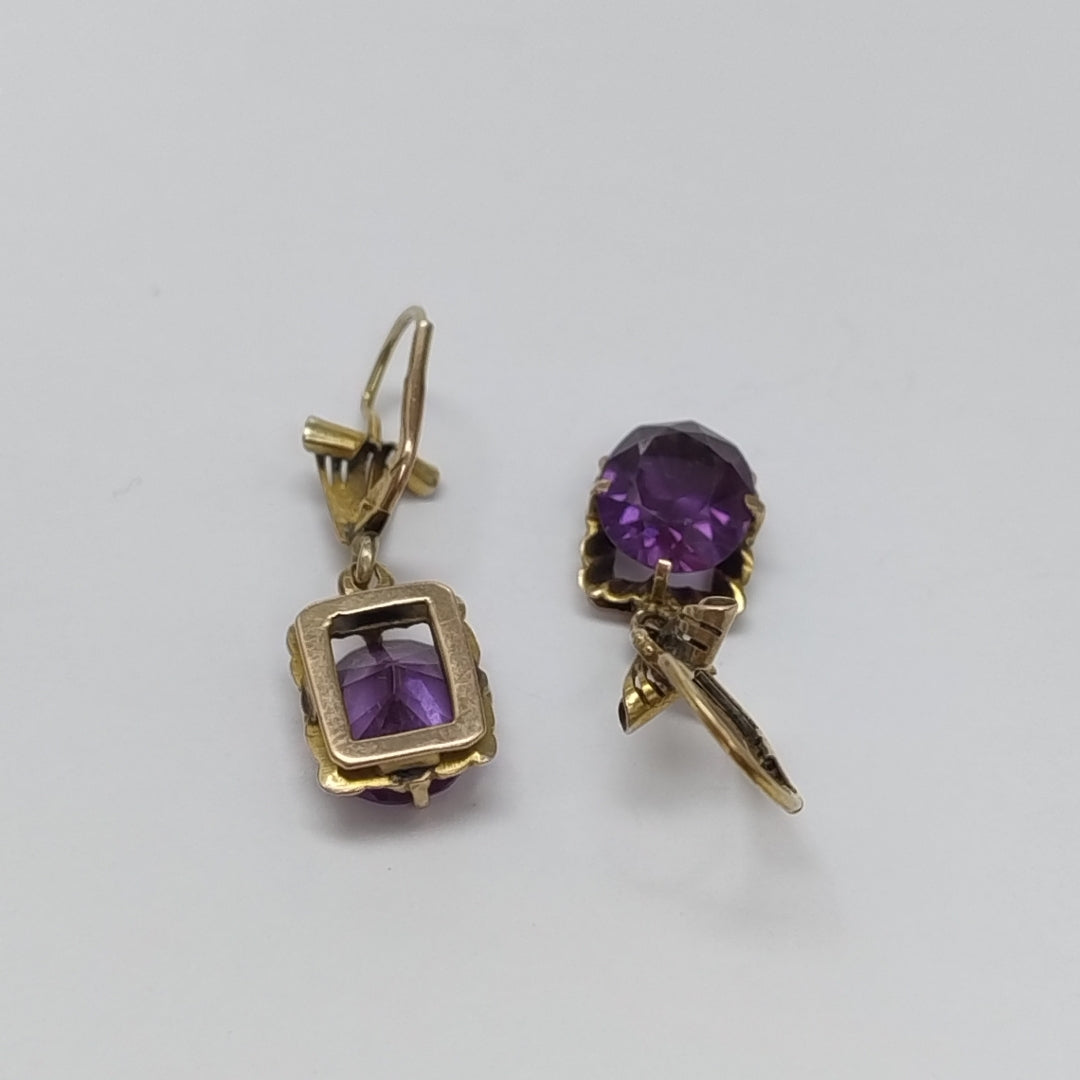 ARETES PAR ORO 8 K 5 GRMS (SEMINUEVO)