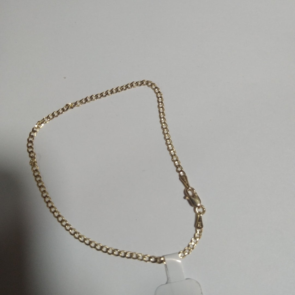 PULSERA BARBADA 14K 21 CM 2.2 GR (NUEVO)