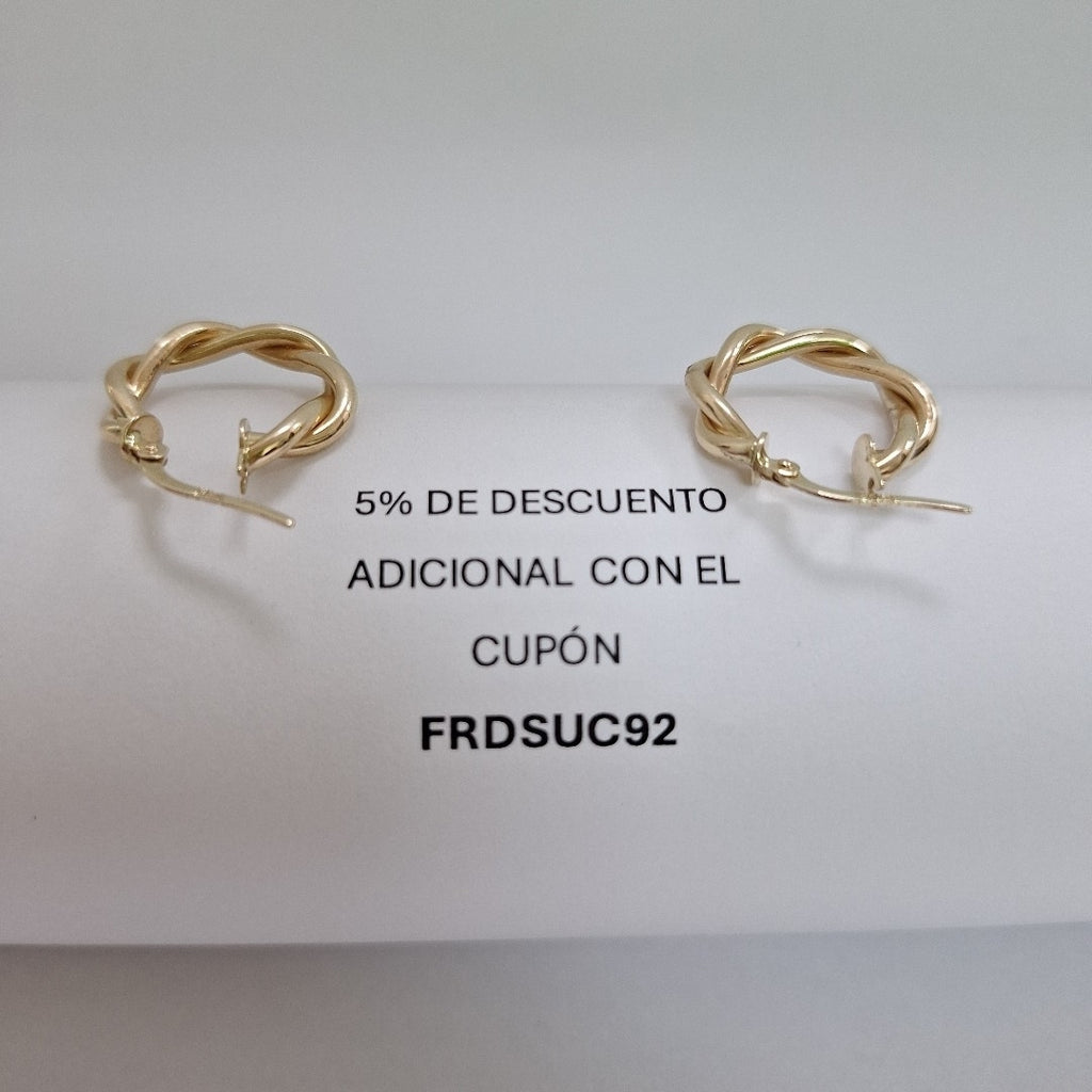 ARRACADAS ORO 14K 1.9 (NUEVO)