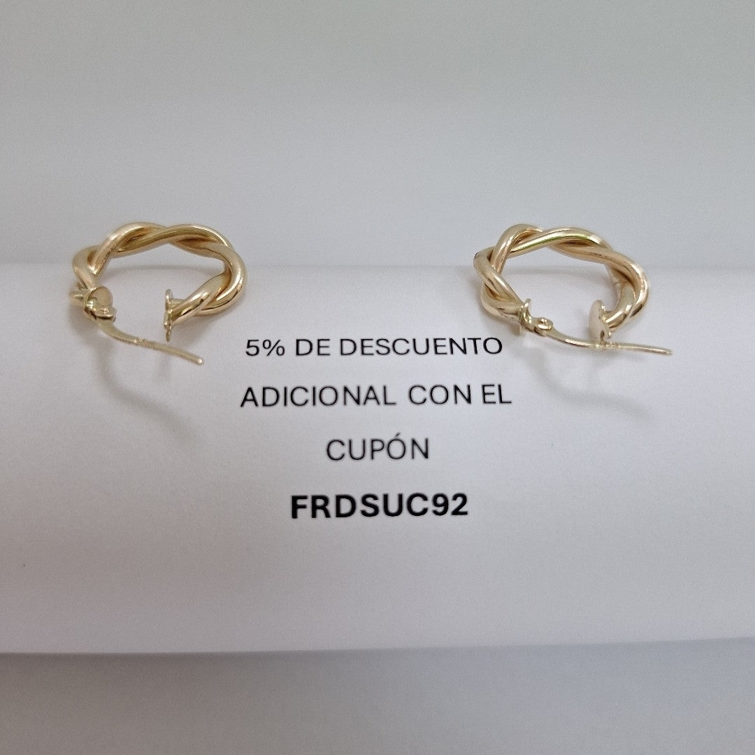 ARRACADAS ORO 14K 1.9 (NUEVO)