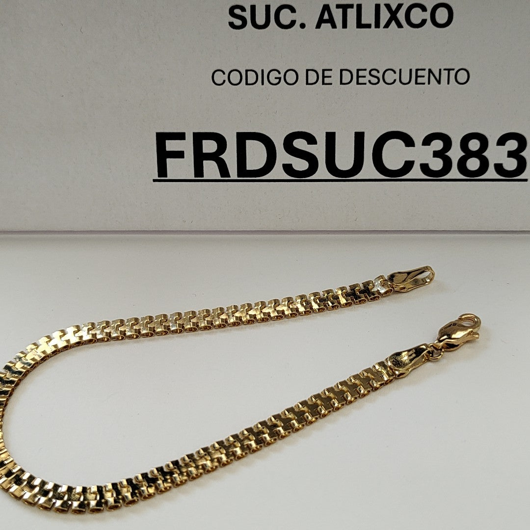 PULSERA ESPECIAL 14K 18 CM 3.9 GR (NUEVO)