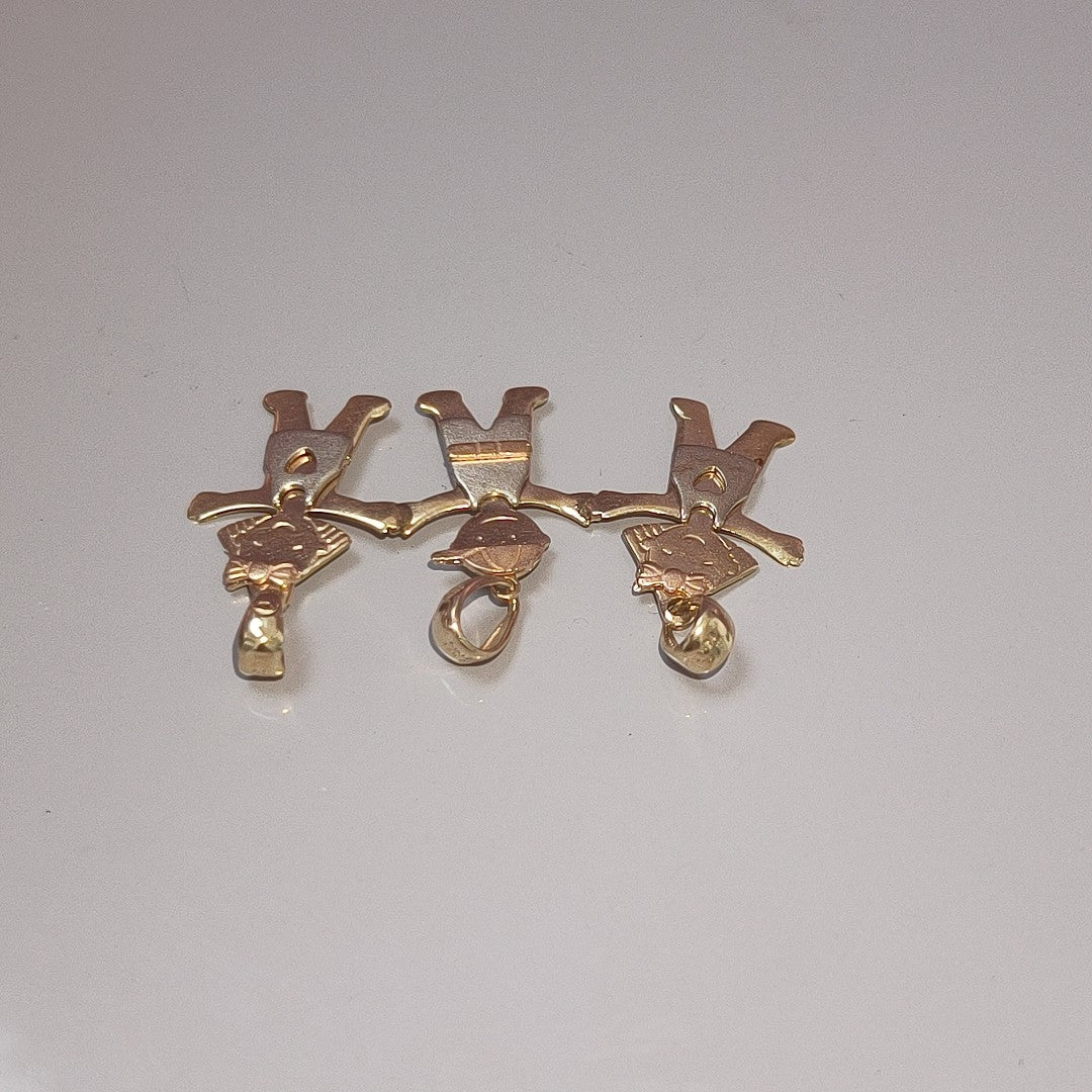 DIJE ORO COMBINADO 14 K 2.5 GRMS (SEMINUEVO)