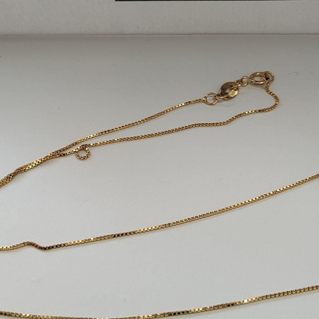 CADENA VENECIANO 14K 50 CM 1.6 GR (NUEVO)