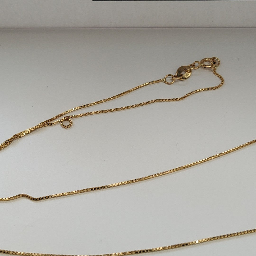 CADENA VENECIANO 14K 50 CM 1.6 GR (NUEVO)