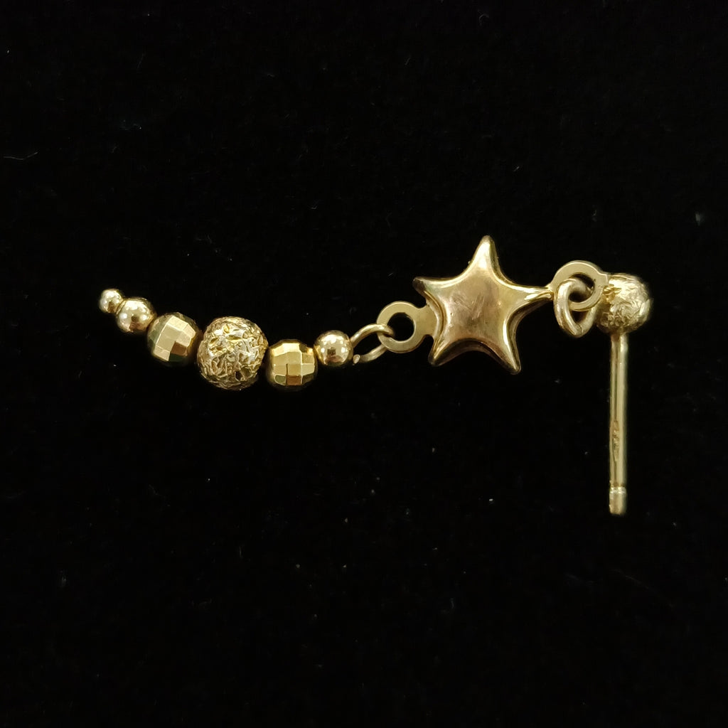 ARETES PAR ORO 14 K 2.4 GRMS (SEMINUEVO)