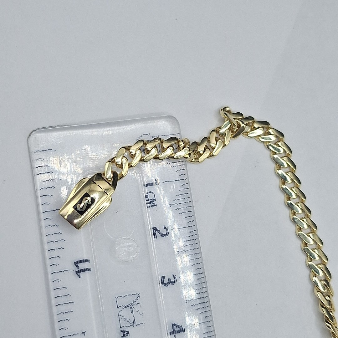 PULSERA MONACO ORO 14K 5.3 (NUEVO)