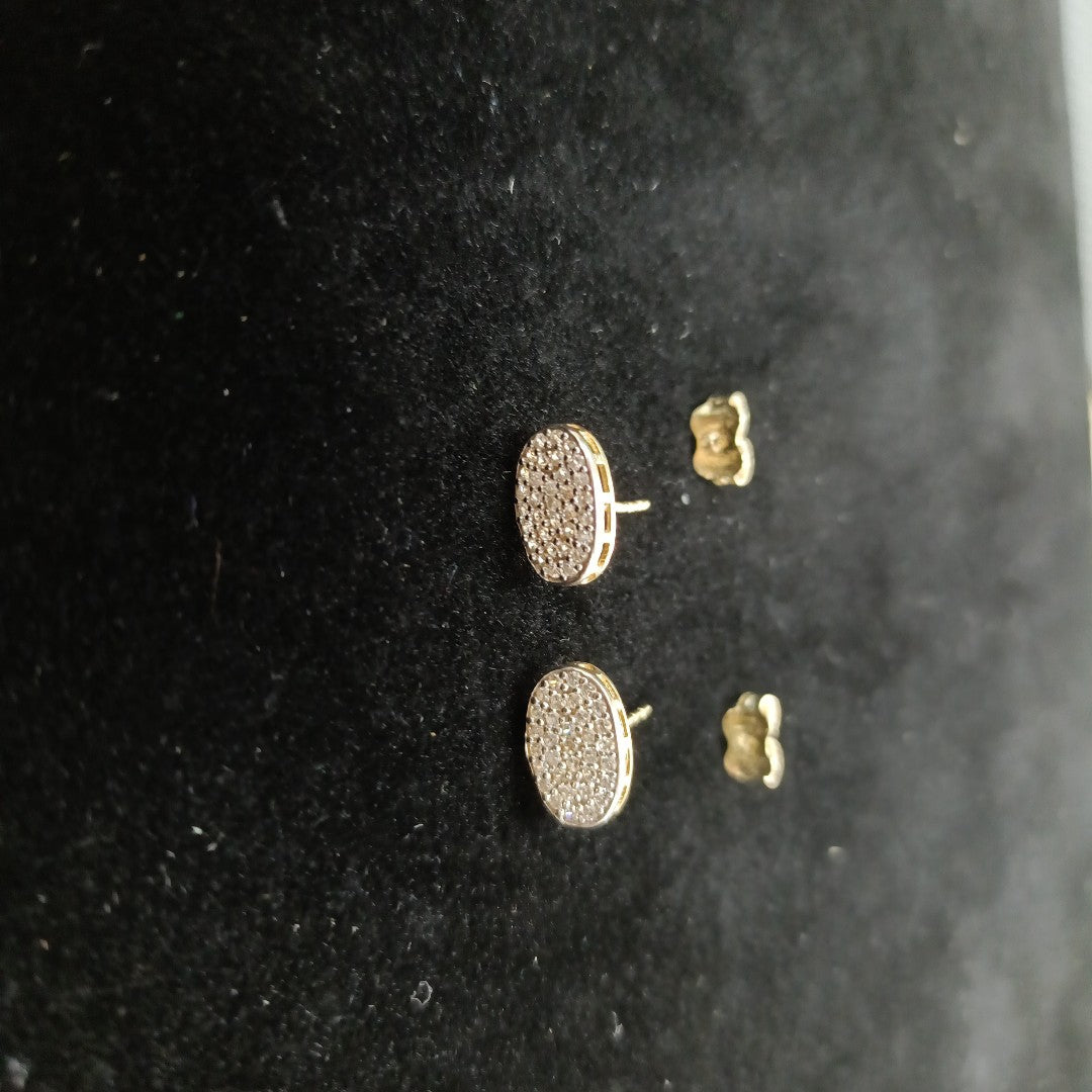ARETES PAR ORO 14 K 1,30 GRMS (SEMINUEVO)
