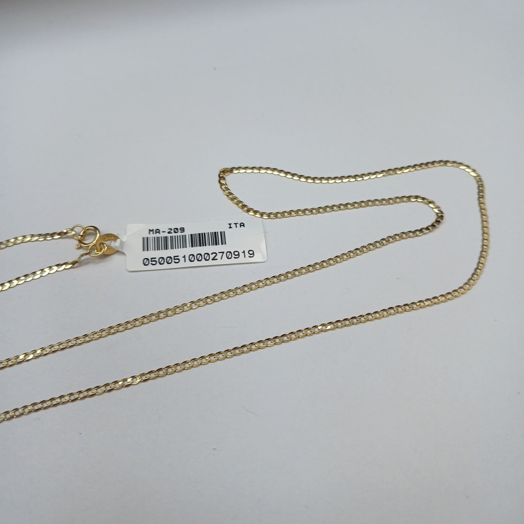 CADENAS BARBADA AMARILLA ORO 14K 2 (NUEVO)