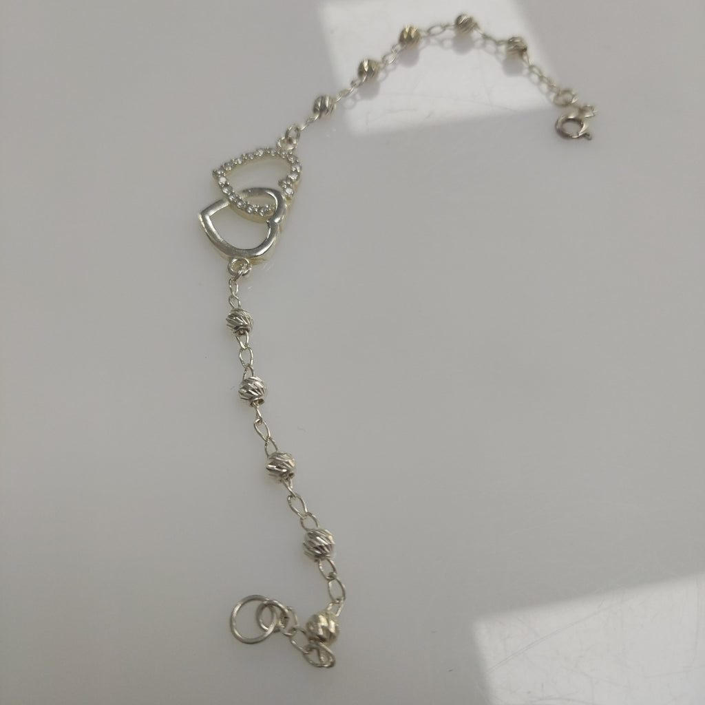 PULSERA TEJIDO TEJIDO ESPECIAL PLATA .925 18 CM 3.9 GR (NUEVO)