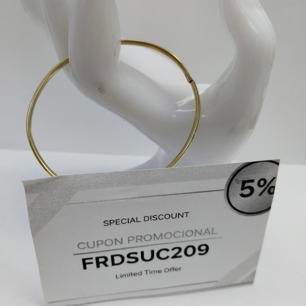 PULSERA RIGIDA ORO 10 K 3.3 GRMS (SEMINUEVO)