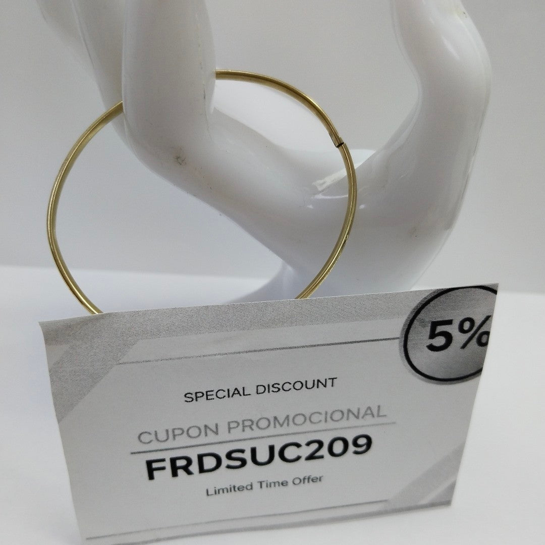 PULSERA RIGIDA ORO 10 K 3.3 GRMS (SEMINUEVO)
