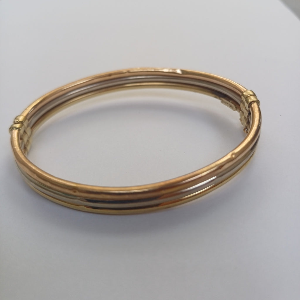 PULSERA RIGIDA ORO 14 K 8.9 GRMS (SEMINUEVO)