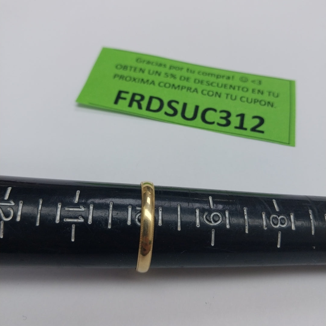 ARGOLLA ORO 14 K 1.7 GRMS (SEMINUEVO)