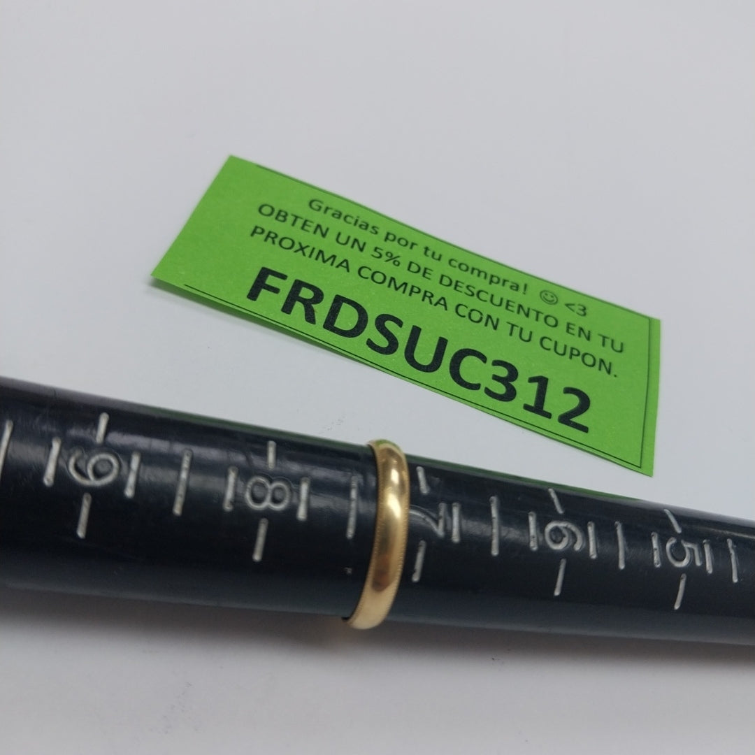 ARGOLLA ORO 14 K 1.6 GRMS (SEMINUEVO)