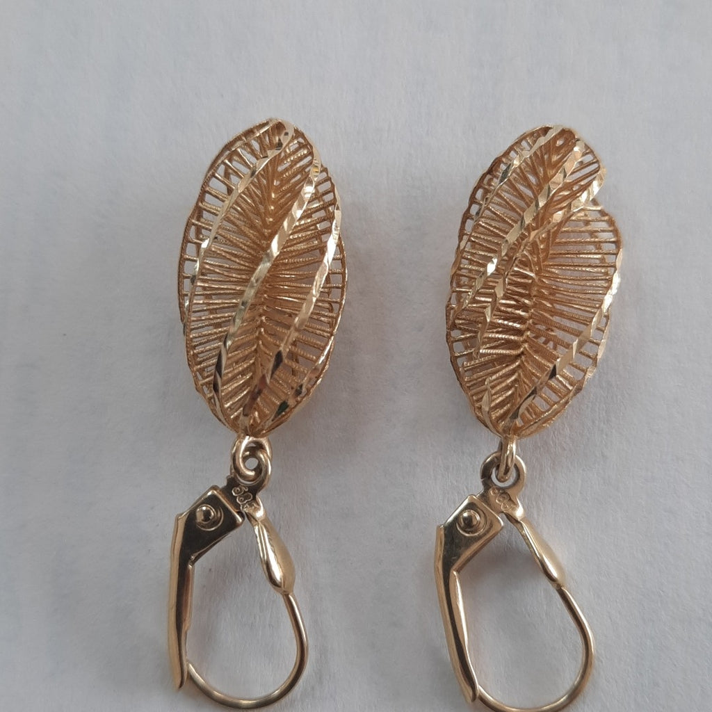 ARETES PAR ORO 14 K 3 GRMS (SEMINUEVO)