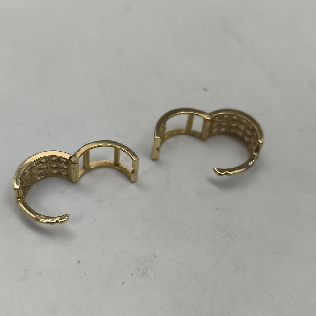 ARRACADAS PAR ORO 14 K 2.4 GRMS (SEMINUEVO)