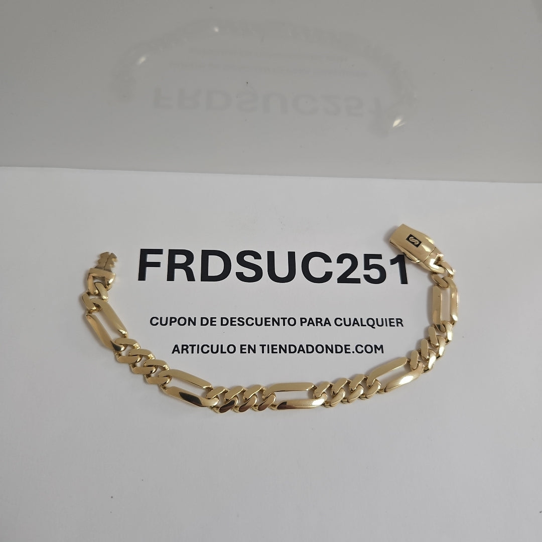 PULSERA MONACO ORO 14K 8.8 (NUEVO)
