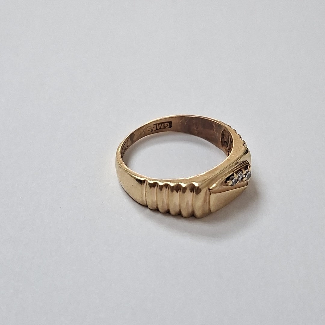 ANILLO ORO 10 K 3.9 GRMS (SEMINUEVO)