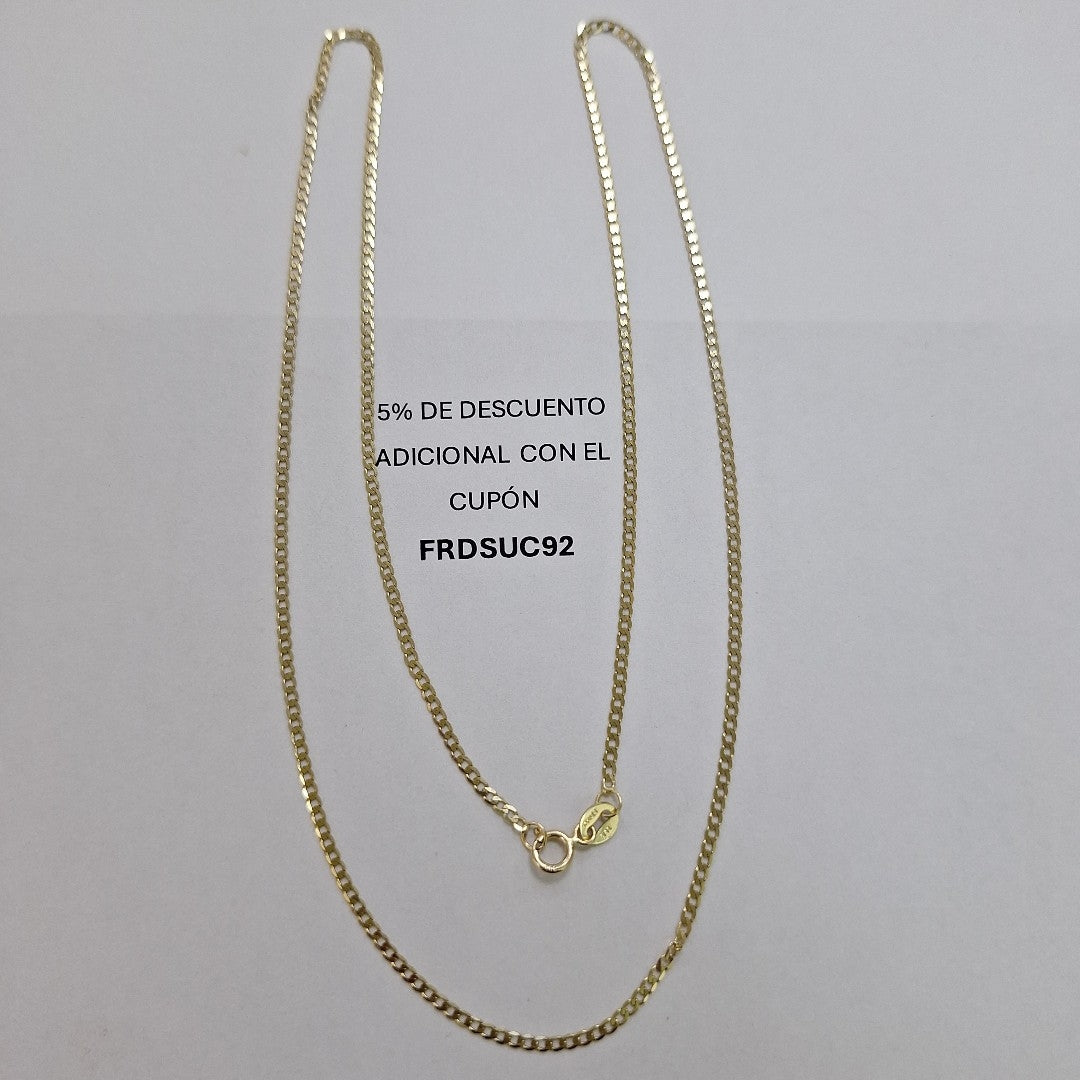 CADENAS BARBADA AMARILLA ORO 14K 1.8 (NUEVO)