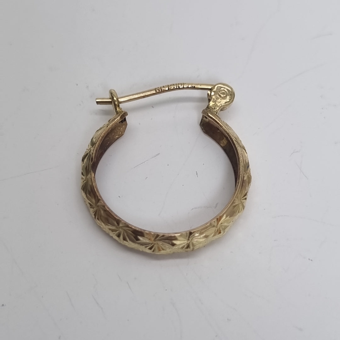 ARRACADAS PAR ORO 10 K 1,70 GRMS (SEMINUEVO)