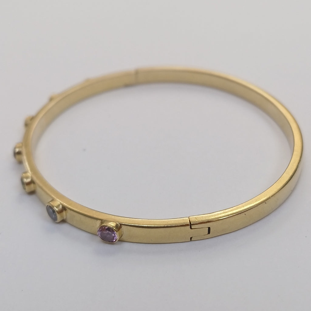 PULSERA RIGIDA ORO 14 K 8.2 GRMS (SEMINUEVO)