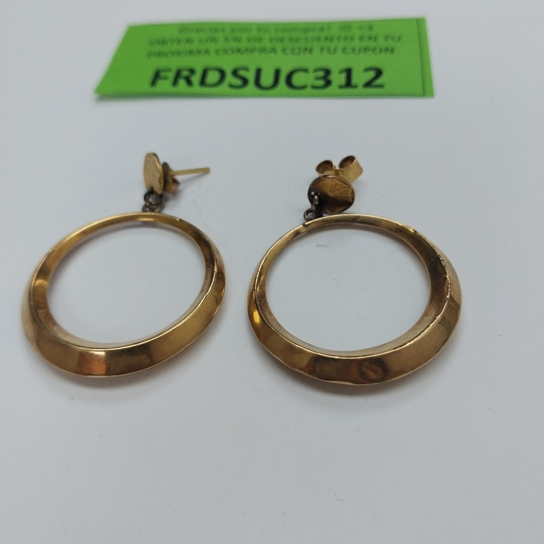 ARETES PAR ORO 18 K 6,40 GRMS (SEMINUEVO)