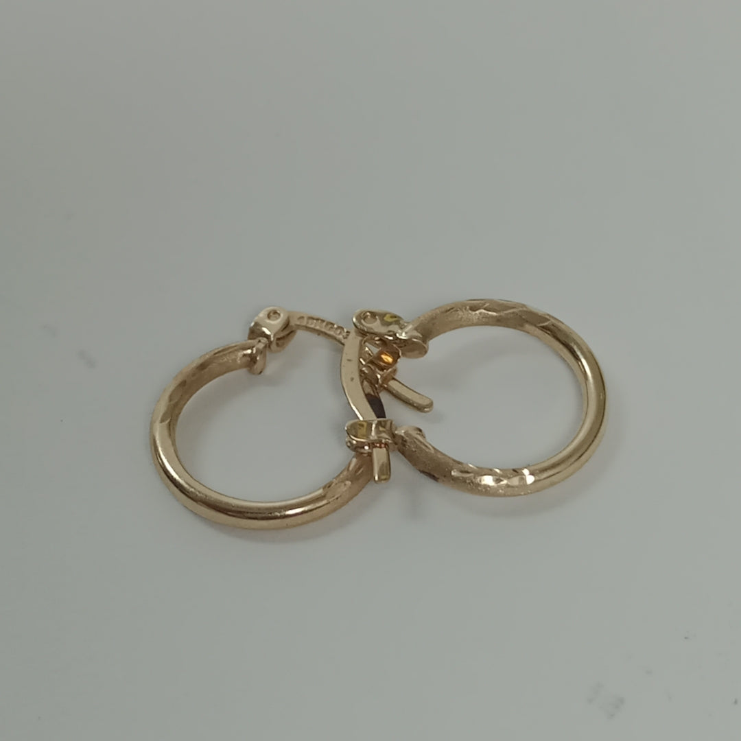 ARRACADAS PAR ORO 10 K 1 GRMS (SEMINUEVO)