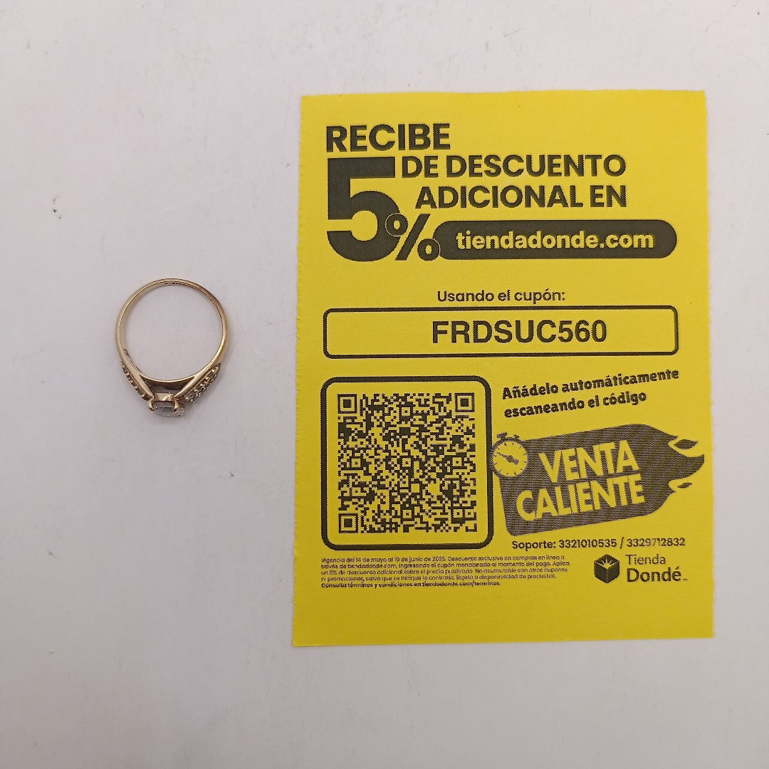 ANILLITO ORO 10 K 2.7 GRMS (SEMINUEVO)