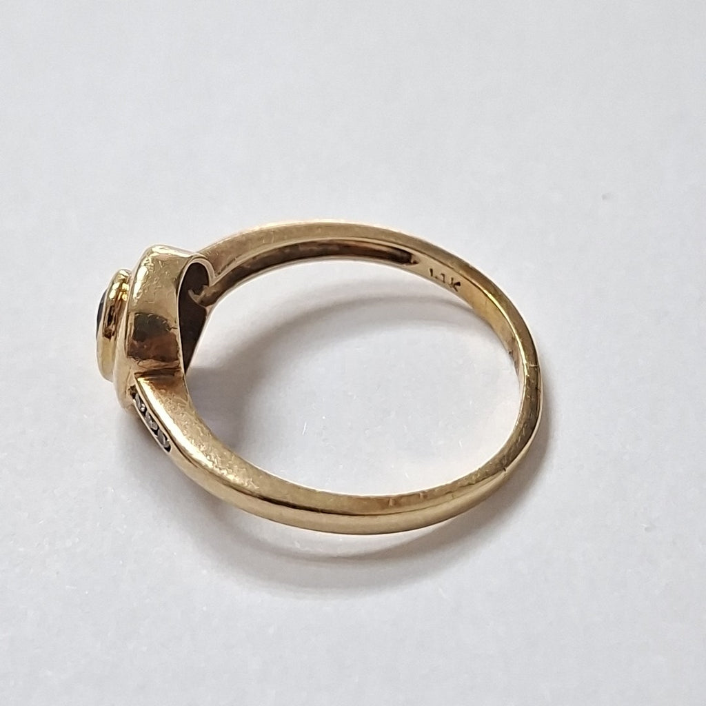 ANILLO ORO 14 K 2.5 GRMS (SEMINUEVO)