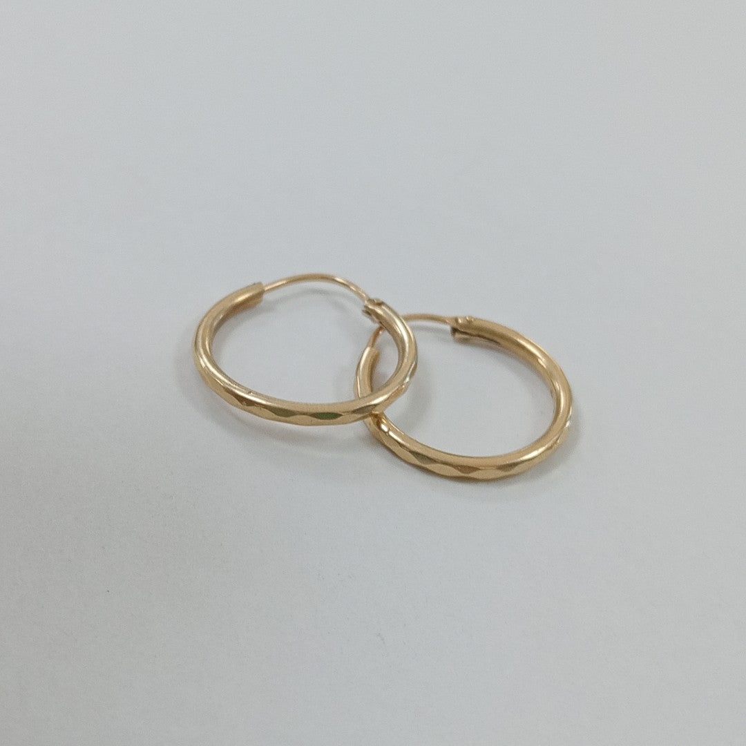 ARRACADAS PAR ORO 14 K 1,00 GRMS (SEMINUEVO)