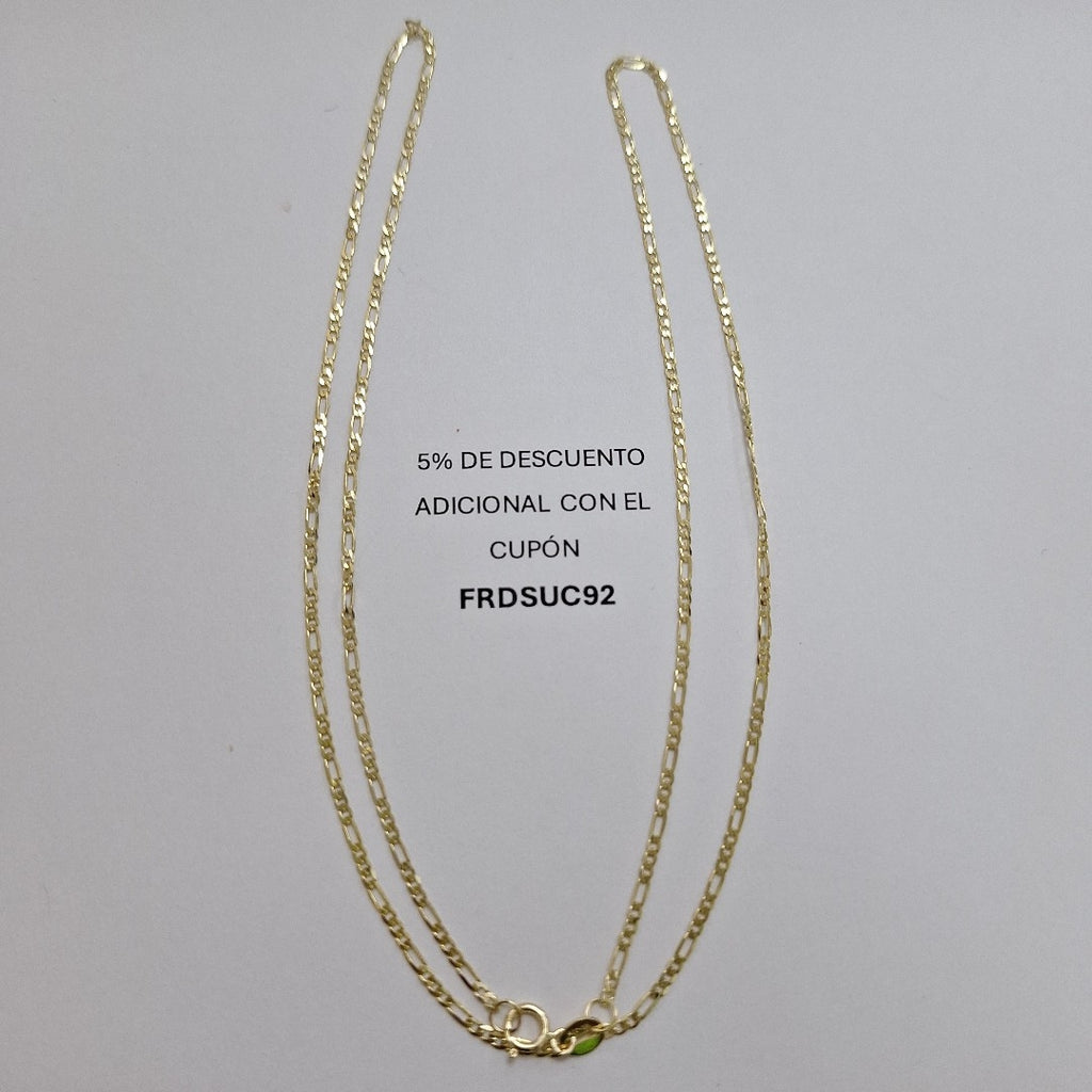 CADENAS CARTIER 3 1 AMARILLA ORO 14K 2.1 (NUEVO)
