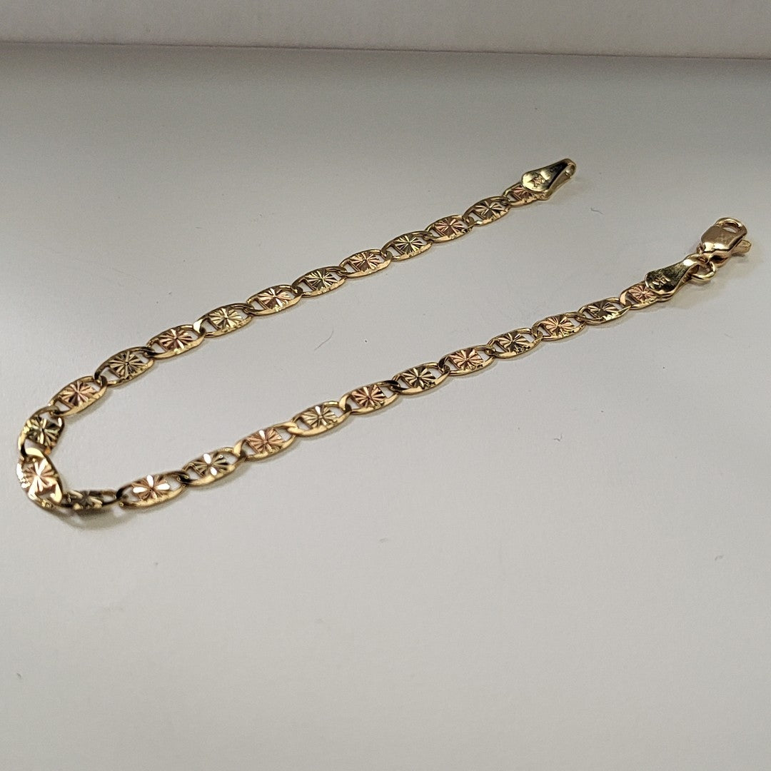 PULSERA GUCHI 14K 18 CM 2.9 GR (NUEVO)