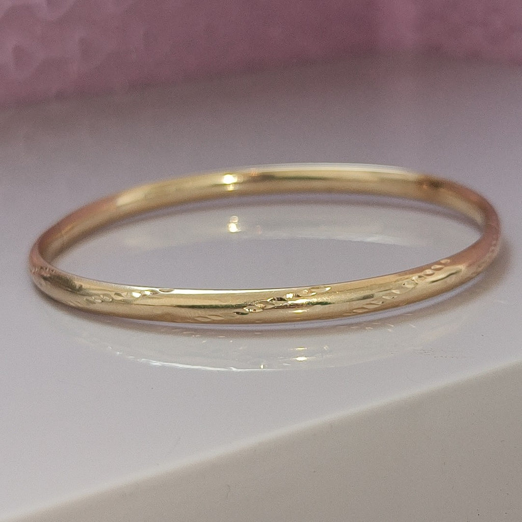 PULSERA RIGIDA ORO 14 K 5.3 GRMS (SEMINUEVO)