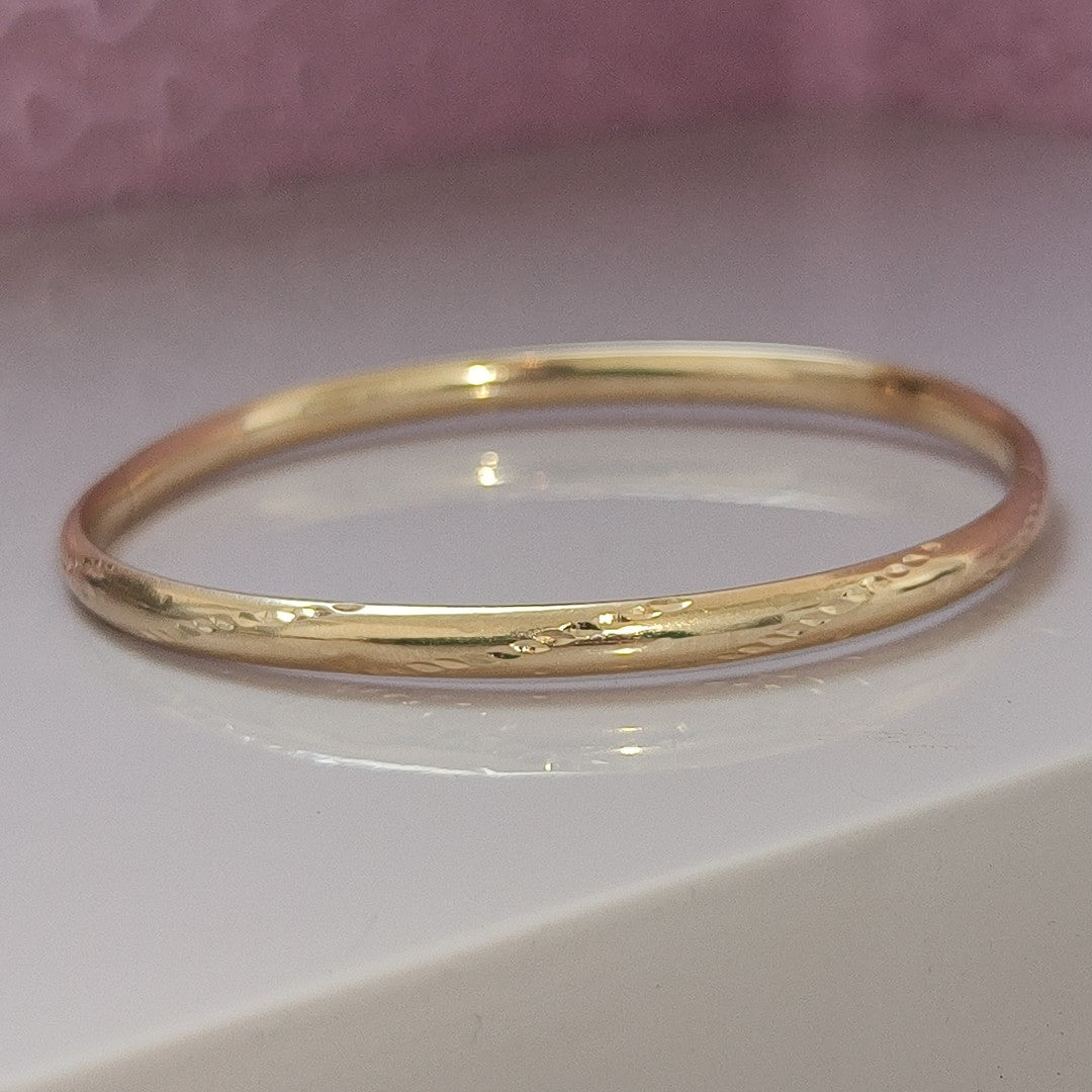 PULSERA RIGIDA ORO 14 K 5.3 GRMS (SEMINUEVO)