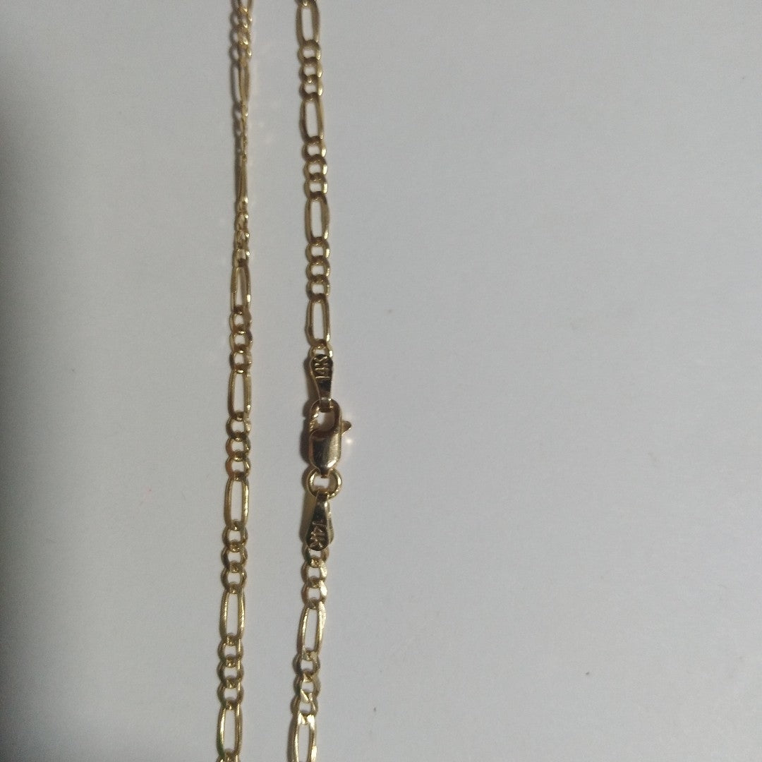 CADENA TEJIDO 3X1 5.2G 55 CM 14K (NUEVO)