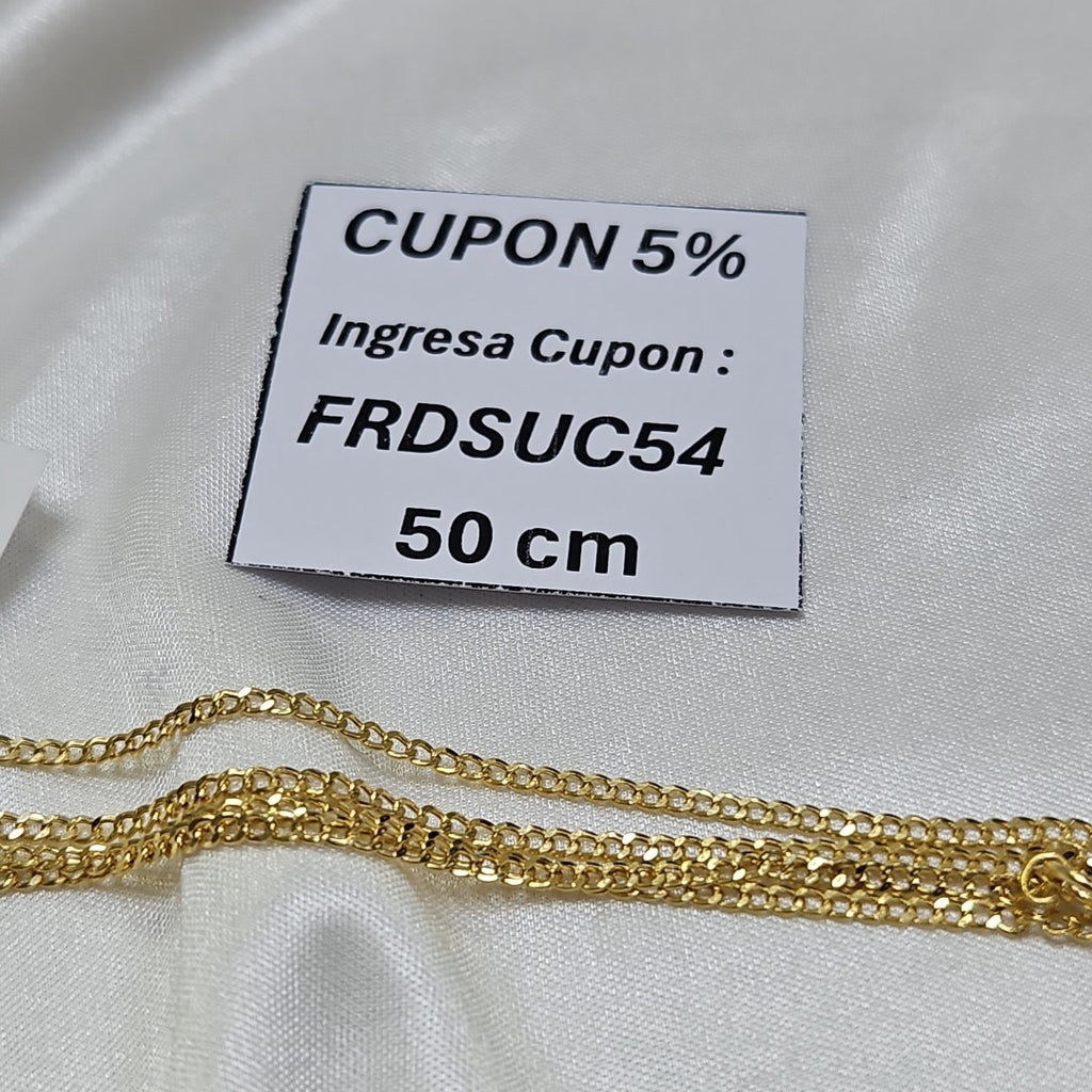 CADENAS BARBADA AMARILLA ORO 14K 1.9 (NUEVO)