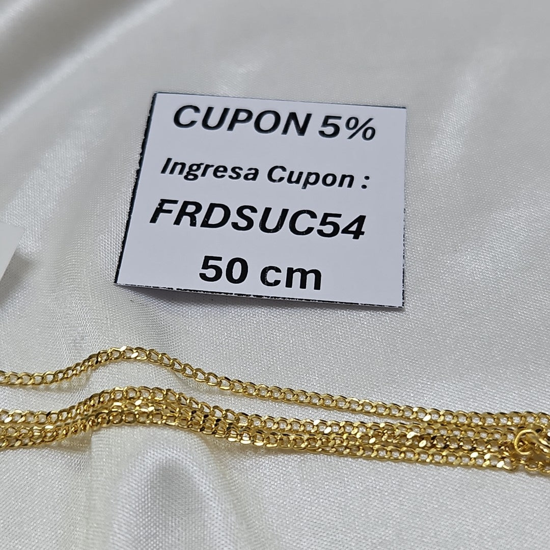 CADENAS BARBADA AMARILLA ORO 14K 1.9 (NUEVO)