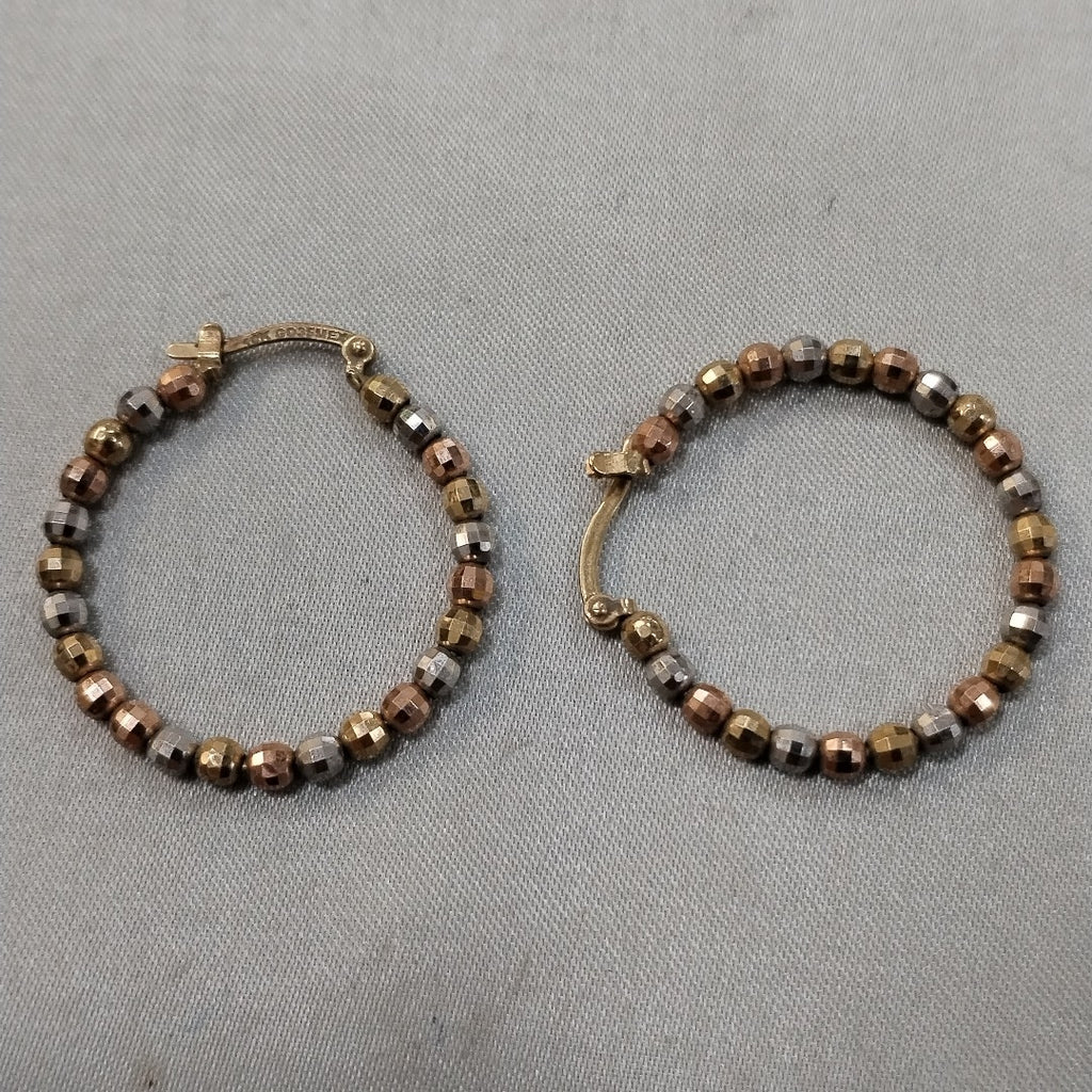 ARRACADAS PAR ORO 10 K 3.3 GRMS (SEMINUEVO)