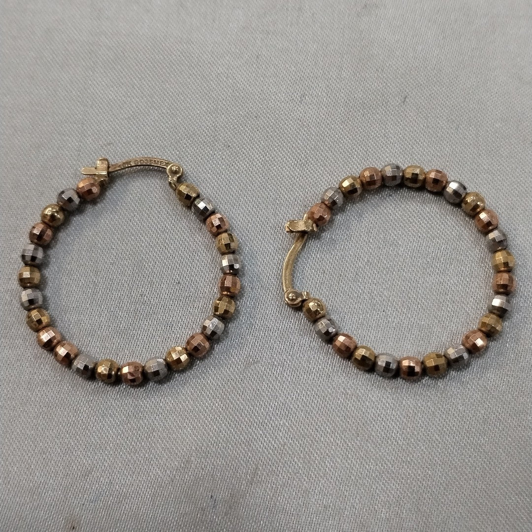 ARRACADAS PAR ORO 10 K 3.3 GRMS (SEMINUEVO)