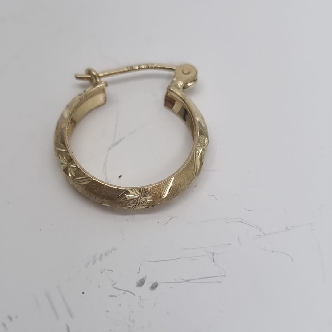ARRACADAS PAR ORO 10 K 1,90 GRMS (SEMINUEVO)