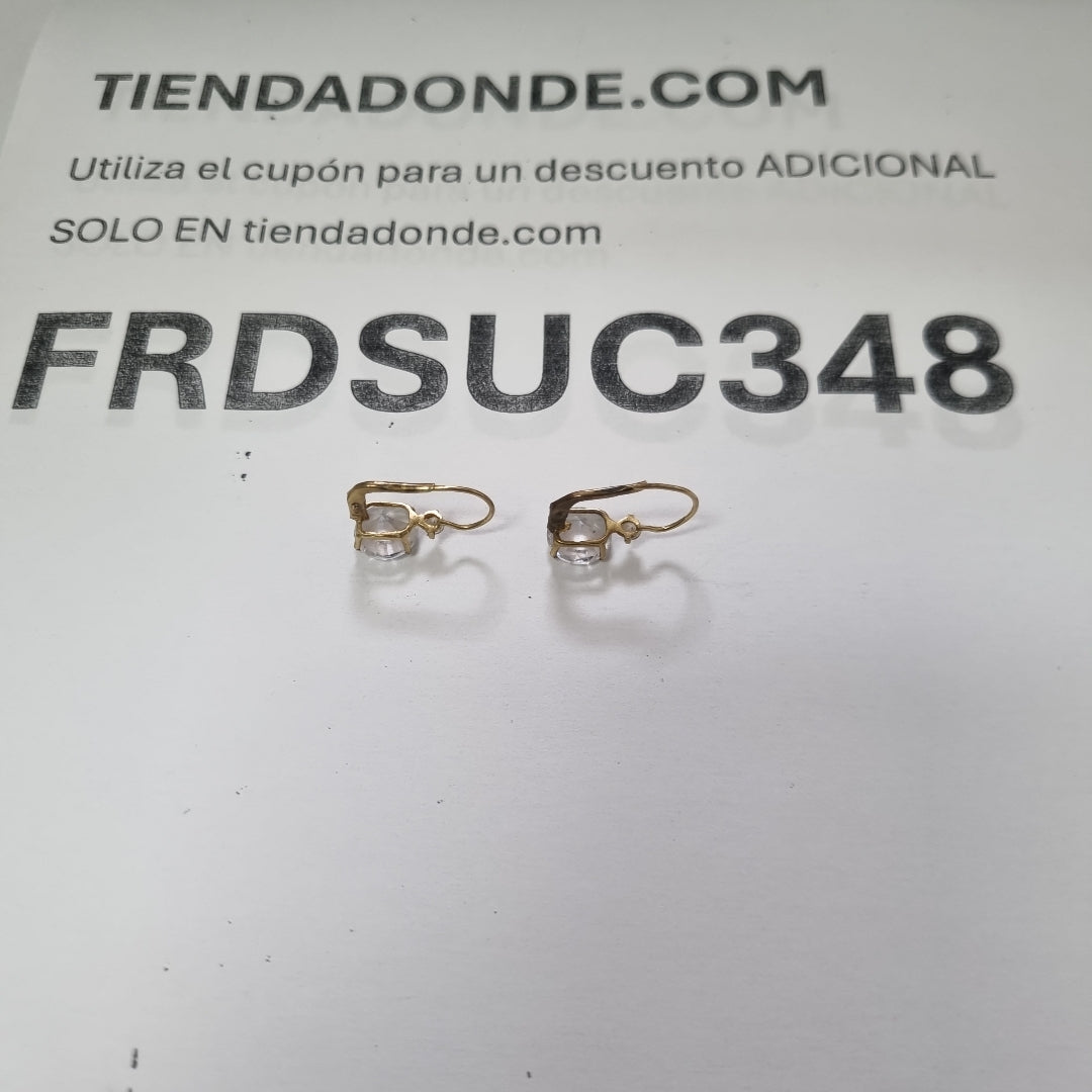 ARETES PAR ORO 8 K 2.4 GRMS (SEMINUEVO)