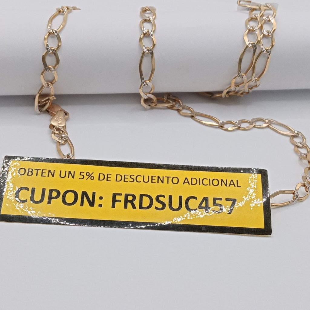 CADENA ORO,RODIADO 10 K 15,50 GRMS (SEMINUEVO)