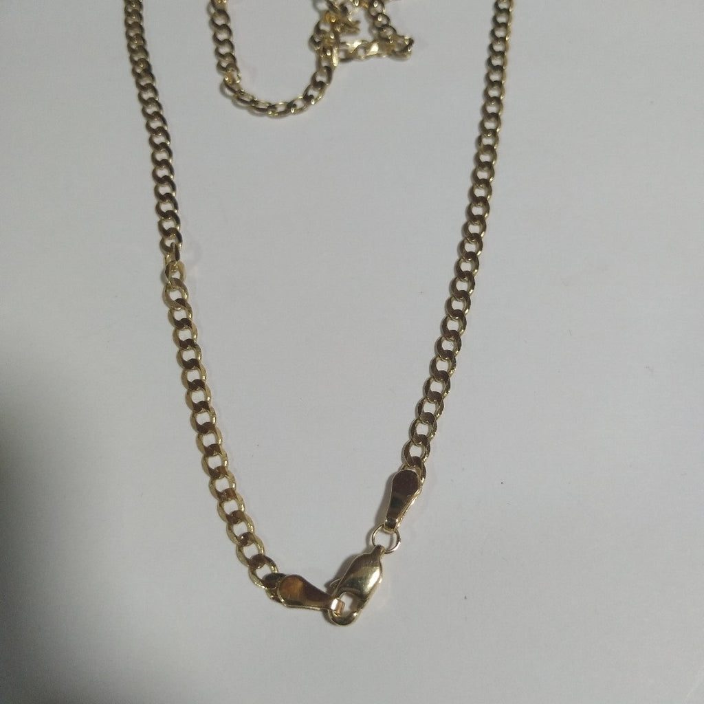 CADENA TEJIDO BARBADA 14K 55 CM 8.2 GR (NUEVO)