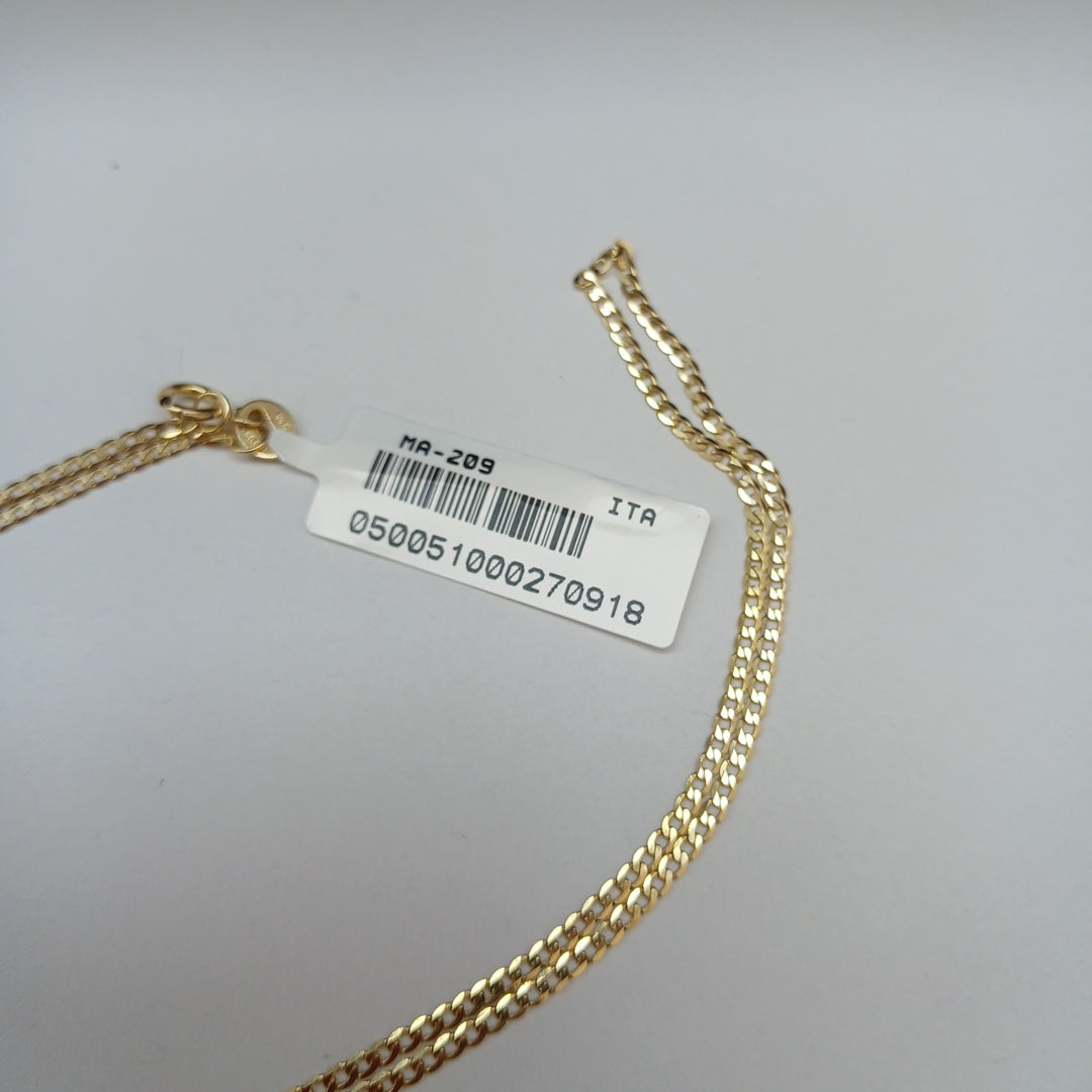 CADENAS BARBADA AMARILLA ORO 14K 2 (NUEVO)