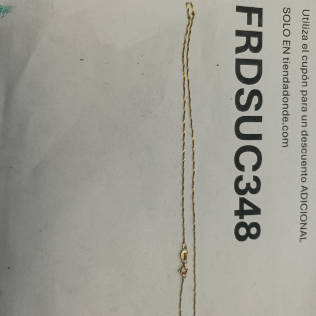 CADENA ORO 10 K 0,70 GRMS (SEMINUEVO)
